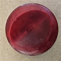 frakkeknap-rødlig-retro-knap-stor-enkel-plastikknap